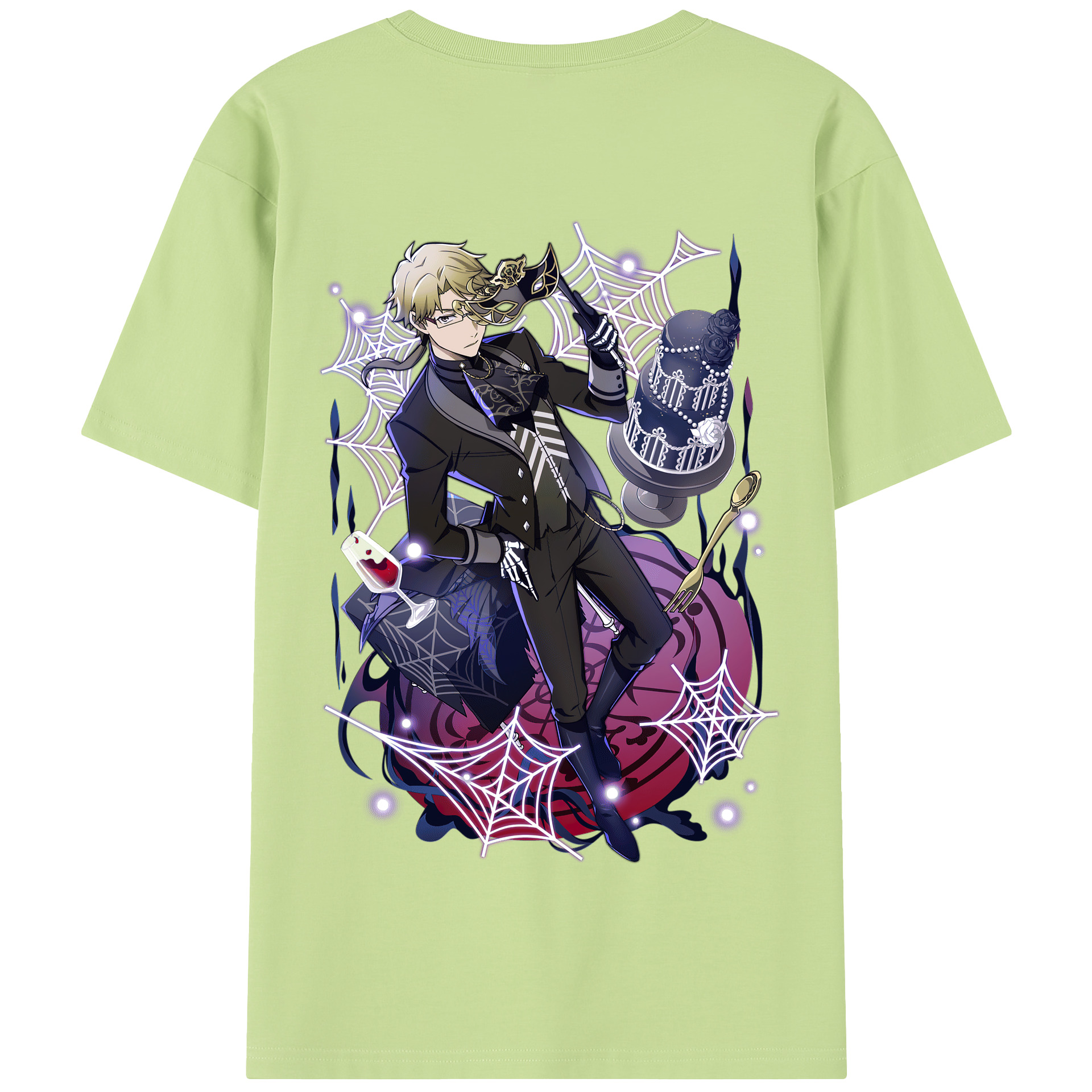 （画像用） 文豪ストレイドッグス Bungo Stray Dogs 綿100％半袖Tシャツ（背面プリント）